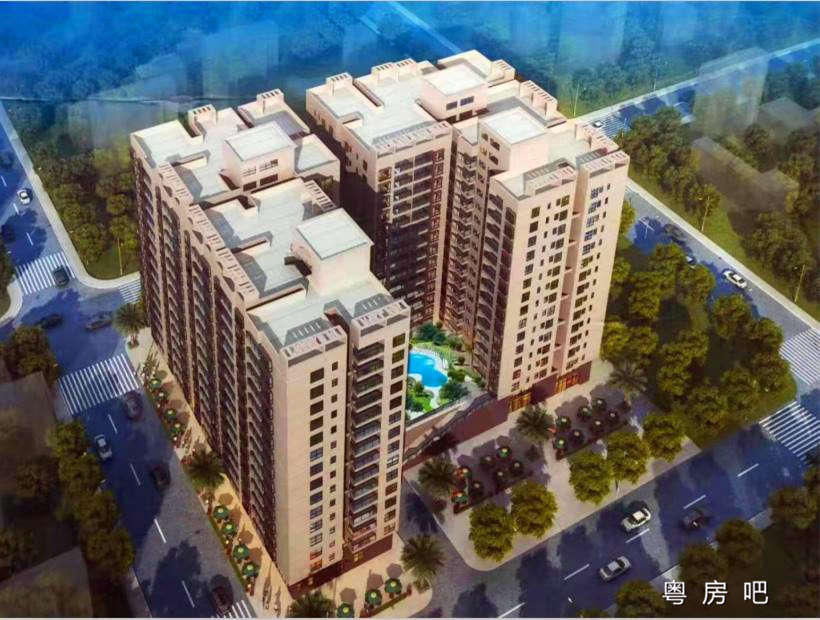 东莞大朗9栋大型花园统建楼《松湖世纪城邦》 名校环绕 公园相伴