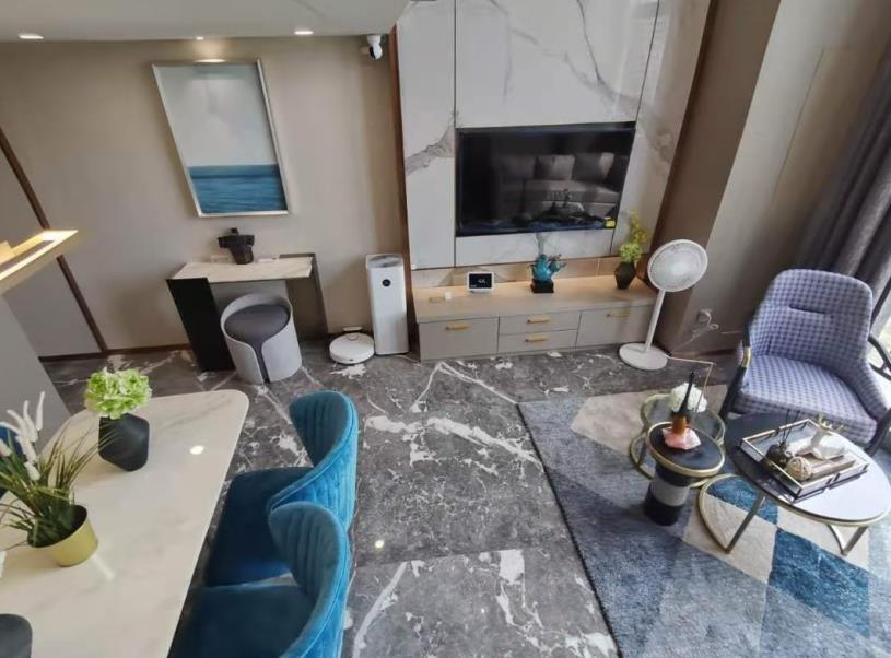 松山湖大型花园房《松湖凯旋国际》精装复式，两房总价47.6万，自带停车位