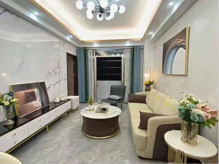 光明木墩新楼盘《富森国际》原始户型小产权房，客厅出阳台，带精装修出售