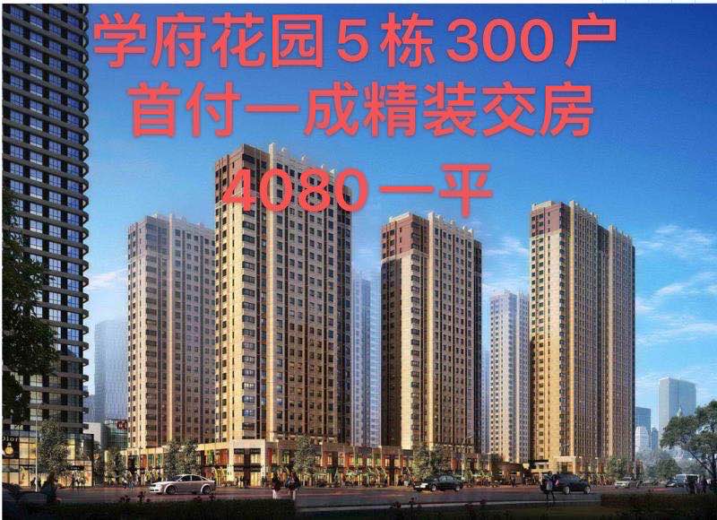 东莞长安沙头5东大型统建楼《学府花园》首付5万买三房，带精装修出售