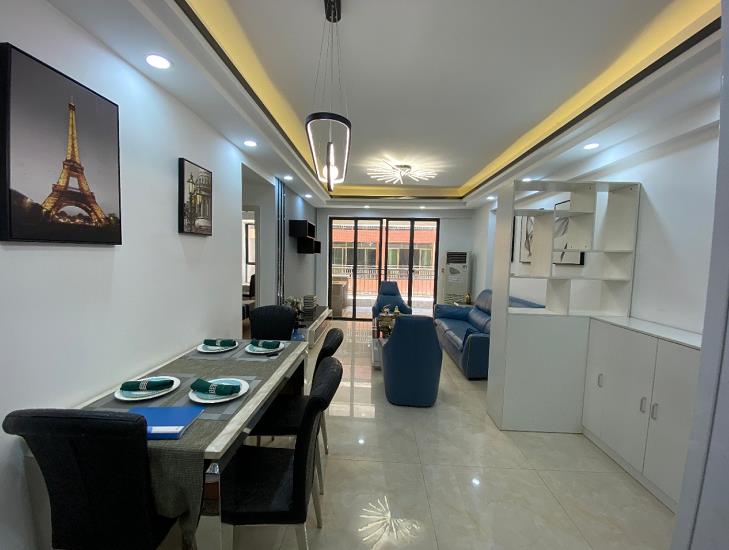 东莞横沥贝涌6栋《松湖阳光花园》大型统建楼，封闭式管理，停车场方便 均价4150元