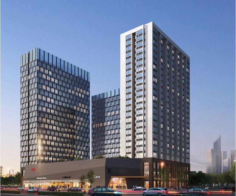 宝安松岗红本公寓《智汇时代广场》可以落户，有燃气带阳台，有飘窗，均价38500元