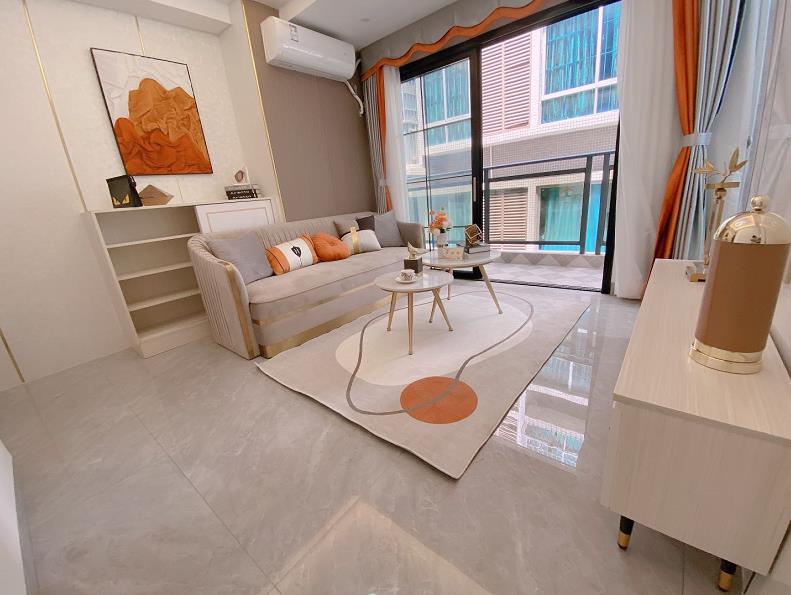 龙华陶吓新村小产权房《幸福公馆》原始户型可落户，落地窗和大阳台，带停车场