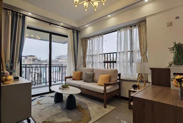 东莞寮步石龙坑楼盘《松湖美郡》小产权房，零距离松山湖 带有双层停车场