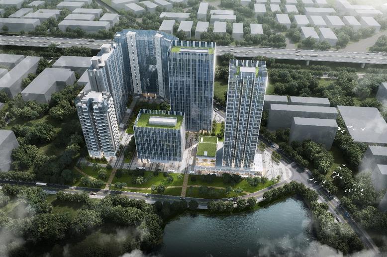 光明西田6栋大型花园《山湖茗苑》13号线地铁口物业 依山傍水 通然气