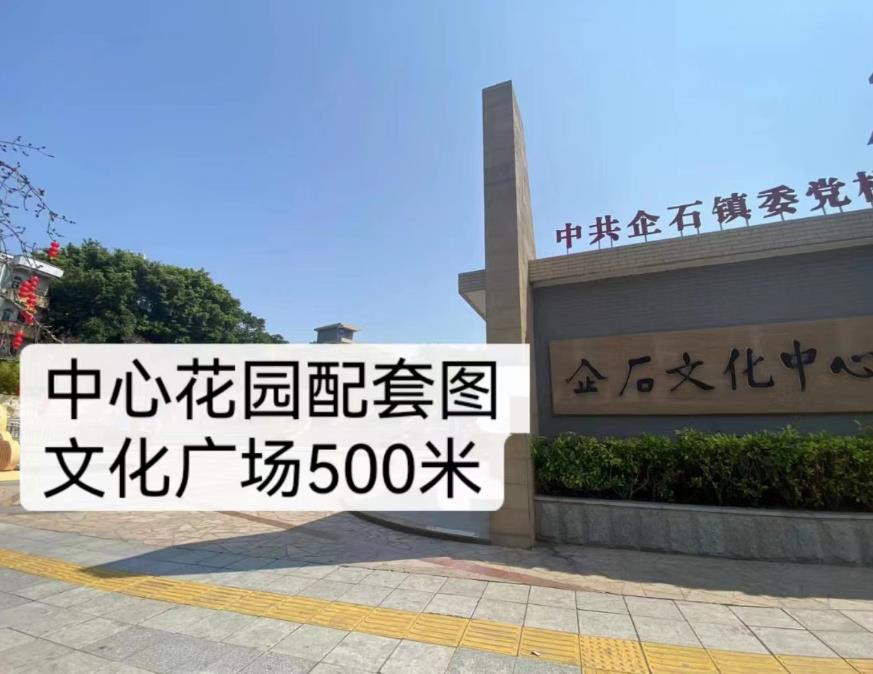 《中心花园》企石铁炉坑3栋规模大盘 三房26.8w，分期10年