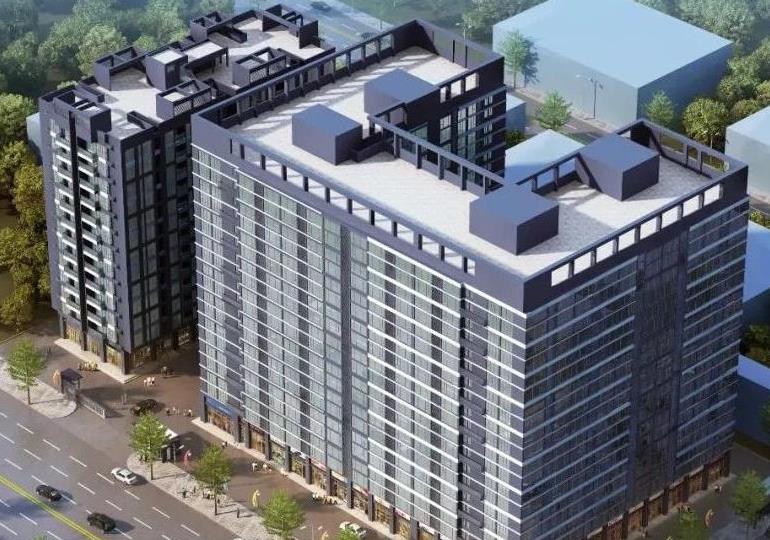 《松湖锦绣花园》大朗西地铁口物业，6栋规模小区，两房33.8万，三房43.8万